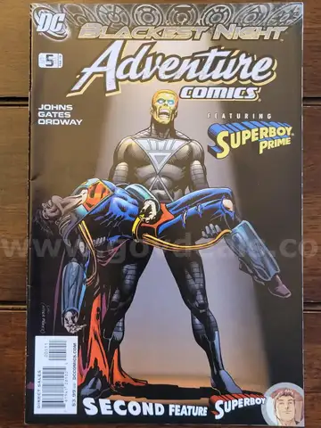 Vintage Comic: DC, Blackest Night, Super Boy Prime #5