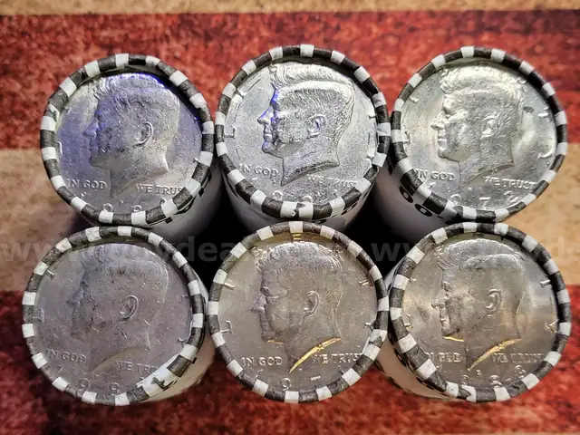 6 Rolls of Kennedy Half Dollars - Unopened