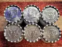 6 Rolls of Kennedy Half Dollars - Unopened