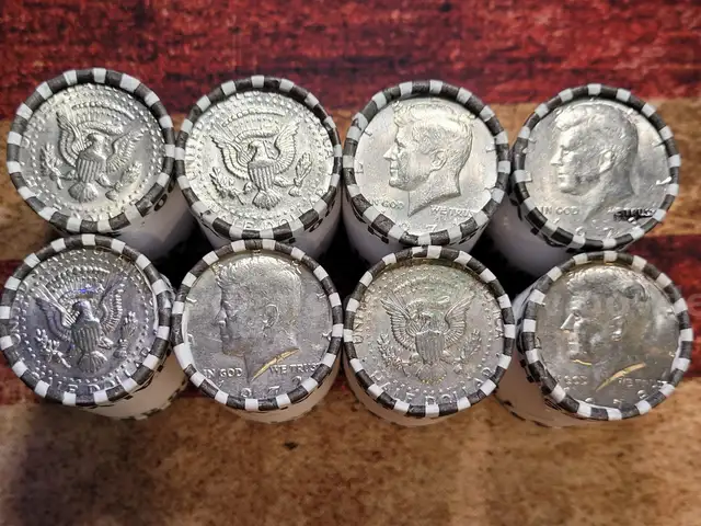 8 Rolls of Kennedy Half Dollars - Unopened