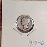 Nice Old Silver Mercury Dime 1917-D