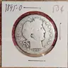 Very Nice Silver Barber Half Dollar 1895-O