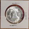 Stunning Franklin Half Dollar Uncirculated 1963
