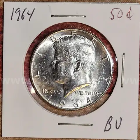 Stunning Kennedy Half Dollar Uncirculated 1964