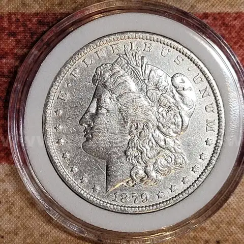 Beautiful Morgan Silver Dollar 1879