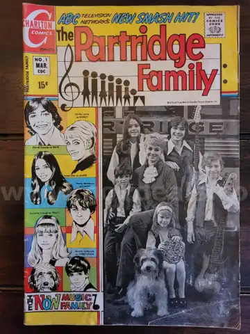 Vintage Comic: Charlton Comics, The Partridge Family #1