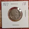Very Nice Buffalo Nickel 1927