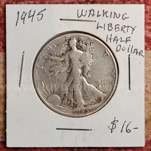 Very Nice Silver Liberty Half Dollar 1945