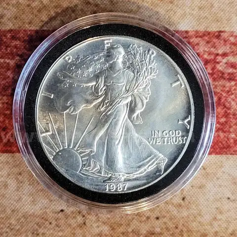 Beautiful 1987 Silver Eagle Uncirculated