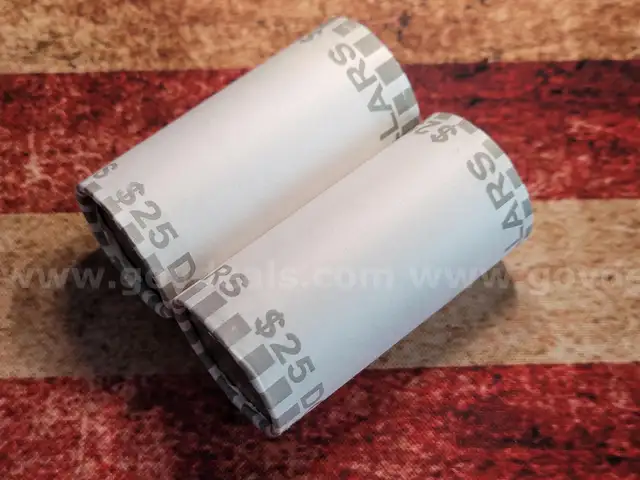 2 Rolls of Dollar Coins Unopened