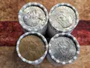 4 Rolls of Dollar Coins Unopened