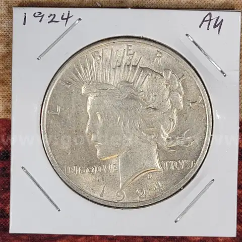 Very Nice Silver Peace Dollar 1924
