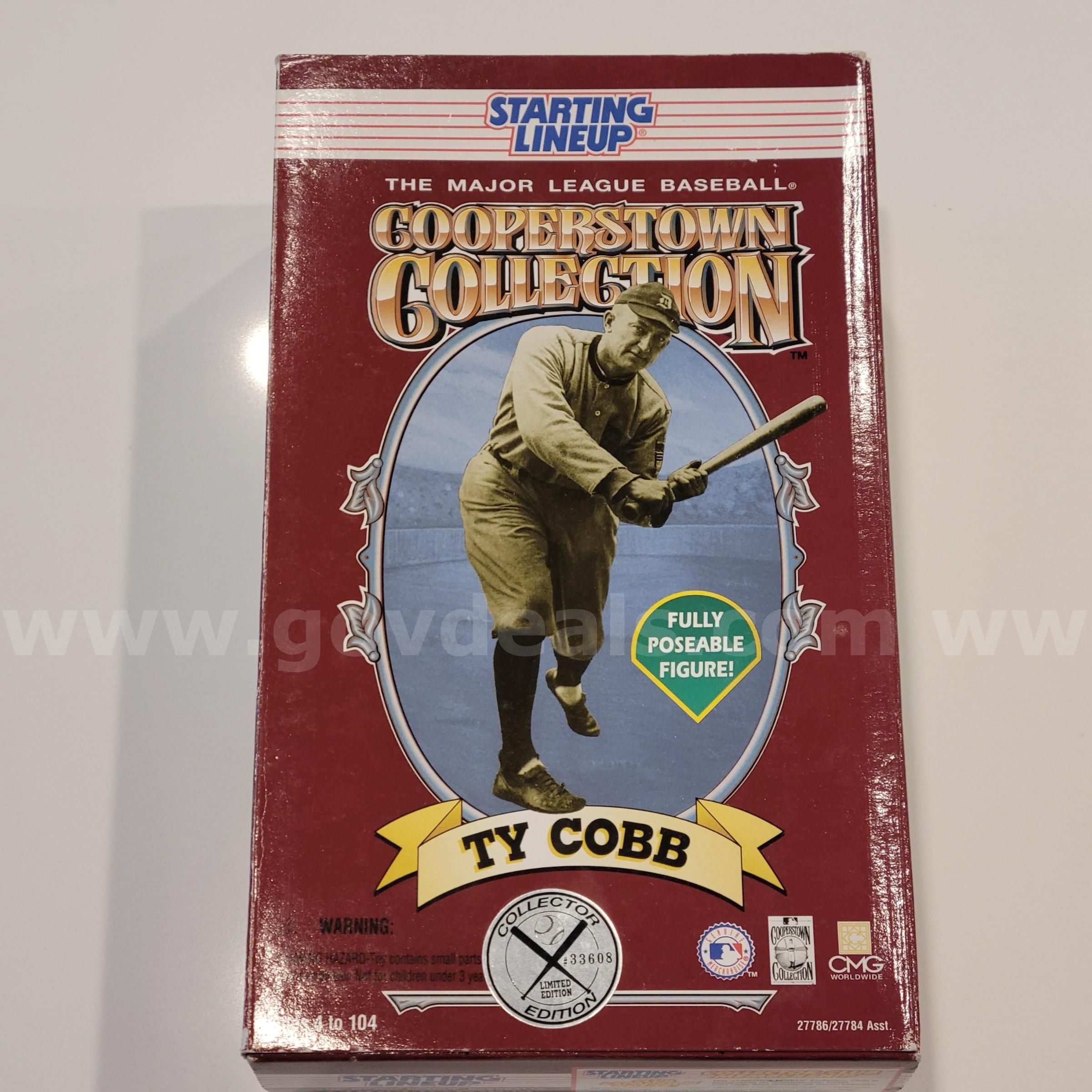 Ty Cobb Starting Lineup Cooperstown Collection 12" Fully Posable Figure ...