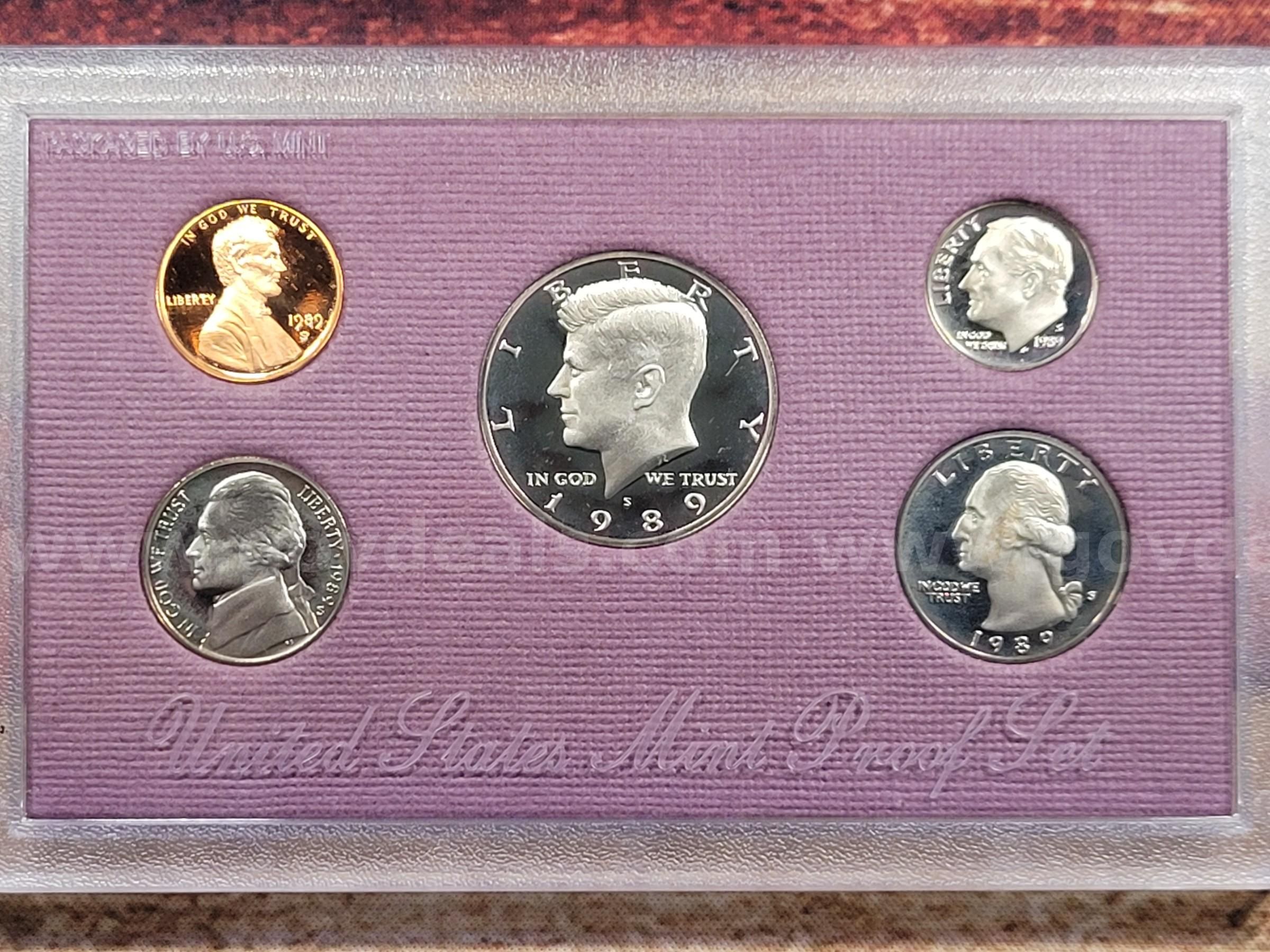 1989 US Mint Proof Set | GovDeals