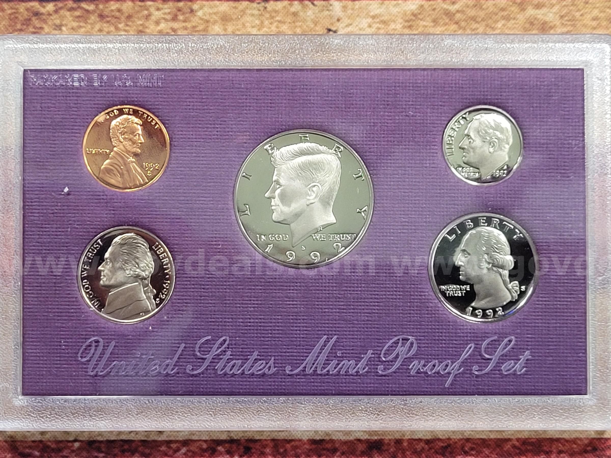 1992 US Mint Proof Set | GovDeals