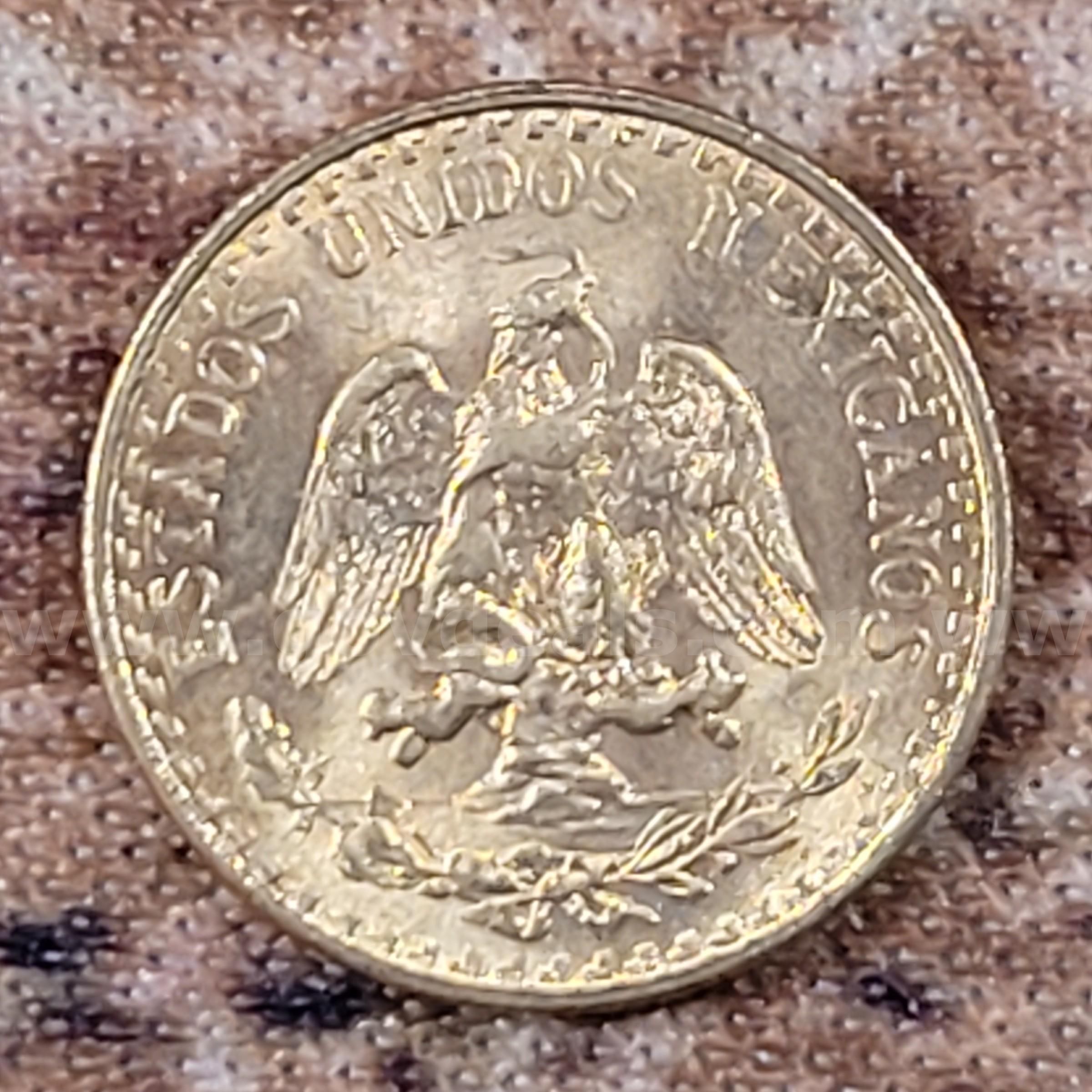 Beautiful Dos Pesos Mexico Gold Coin - 1945 | GovDeals