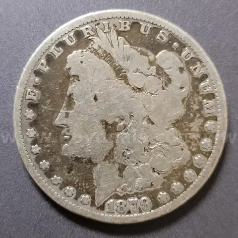 Nice Old Silver Morgan Dollar 1879