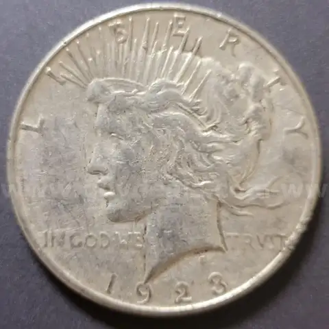 Very Nice Silver Peace Dollar 1923-S