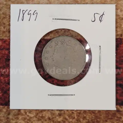 Nice Old V Nickel 1899
