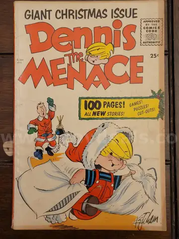 Vintage Comic: Dennis the Menace Christmas Issue