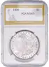 Stunning 1896 Morgan Silver Dollar PGA MS65