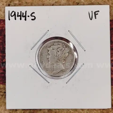 Very Nice Mercury Dime 1944-S