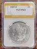 Stunning Silver Morgan Dollar 1904-O PGA Graded MS65