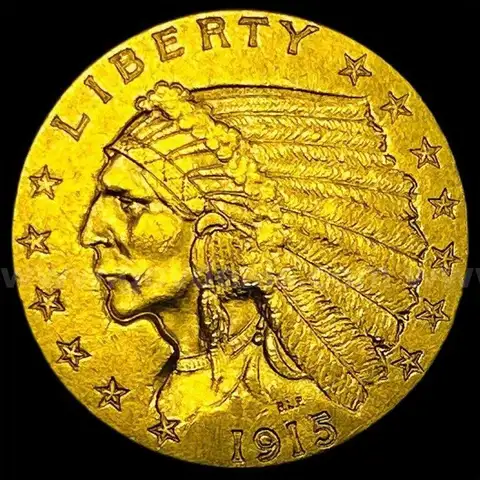 Beautiful 1915 Indian Head $2.5 Gold Quarter Eagle