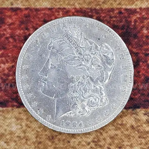 Very Nice Old Silver Morgan Dollar 1884-S