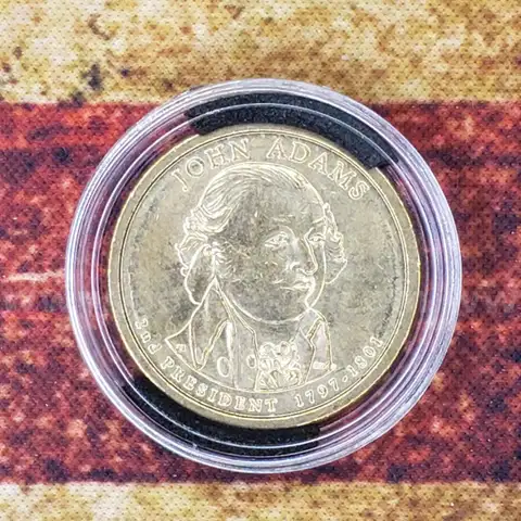 Beautiful Presidential Dollar John Adams