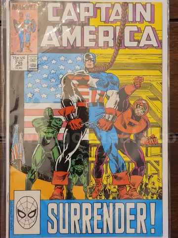 Vintage Comic: Marvel, Captain America #345