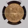 Beautiful 1893 $5 Gold Half Eagle NGC MS63