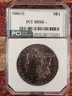 Beautiful 1885-O Morgan Silver Dollar PCI Graded MS65+
