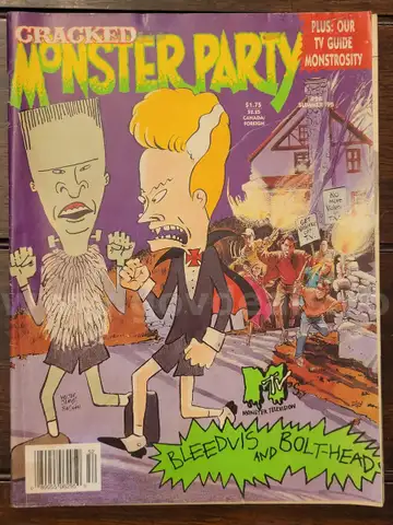 Vintage Comic: Cracked Monster Party