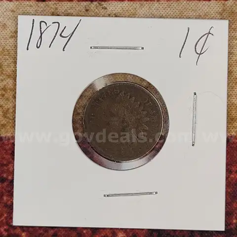 Very Nice Indian Head Penny 1874