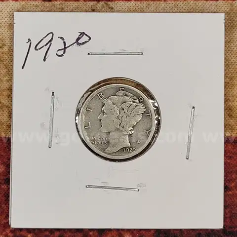 Very Nice Silver Mercury Dime 1920
