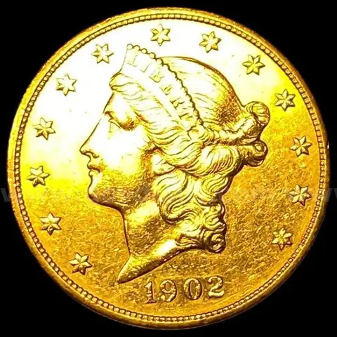 Beautiful 1902-S Gold $20 Liberty Head Double Eagle High Grade