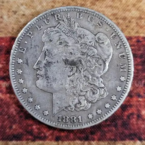 Nice Old Silver Morgan Dollar 1881-S