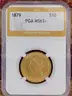 Beautiful 1879 $10 Gold Eagle PGA MS63+