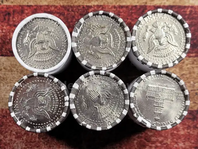 6 Rolls of Kennedy Half Dollars Unopened