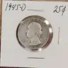 Very Nice Silver Washington Quarter 1945-D
