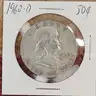 Very Nice Silver Franklin Half Dollar 1960-D