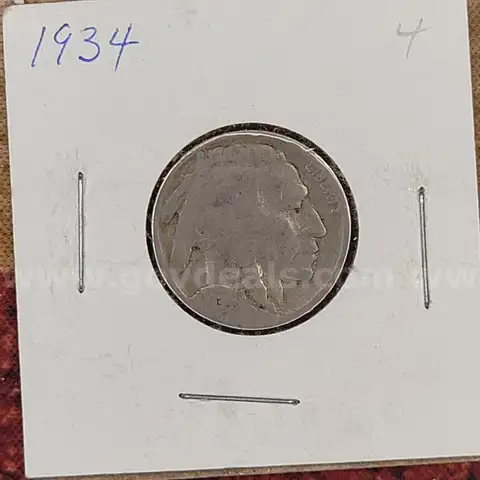 Very Nice Buffalo Nickel 1934