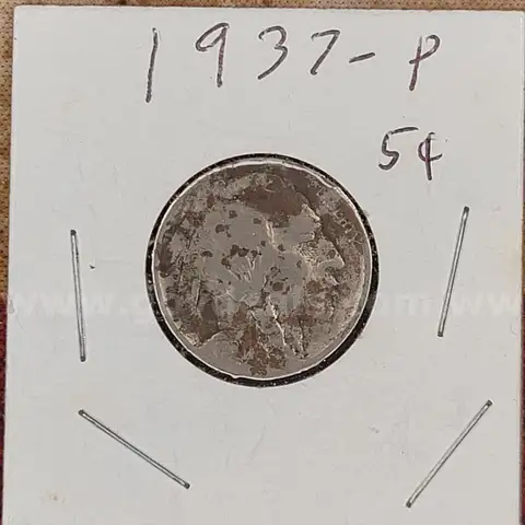 Very Nice Buffalo Nickel 1937