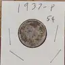Very Nice Buffalo Nickel 1937