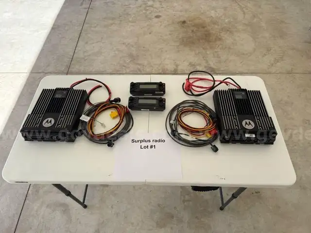 Motorola APX 7500 HP radios