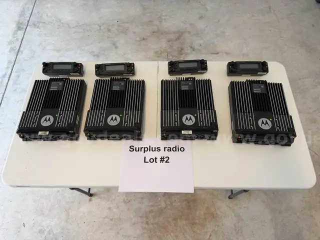 Motorola APX 7500 HP radios
