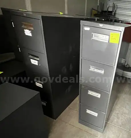 35 - 4 Drawer Filing Cabinets