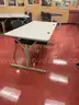 11 - Adjustable Height Double Computer Desk with Cable Management