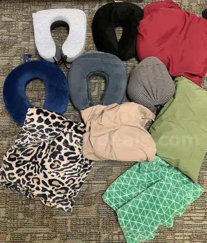 Misc. neck pillows and pillows